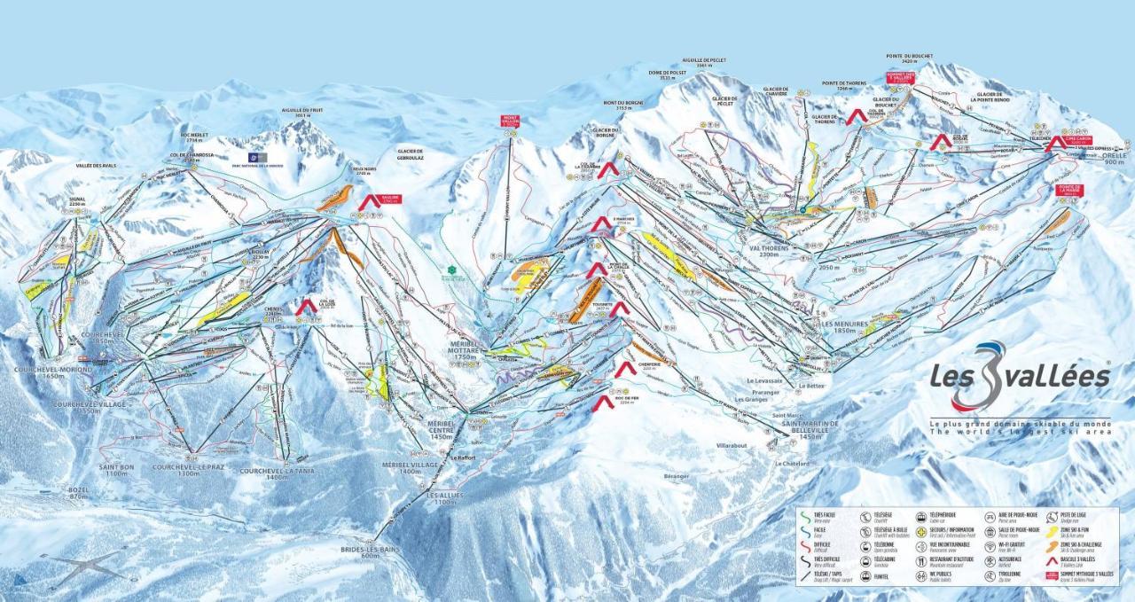 La Tania La Saboia Sleep 8 Private Sauna Lounge Dining 2 Bathrooms Kitchen 2 Balconies Ski In Out Exteriér fotografie