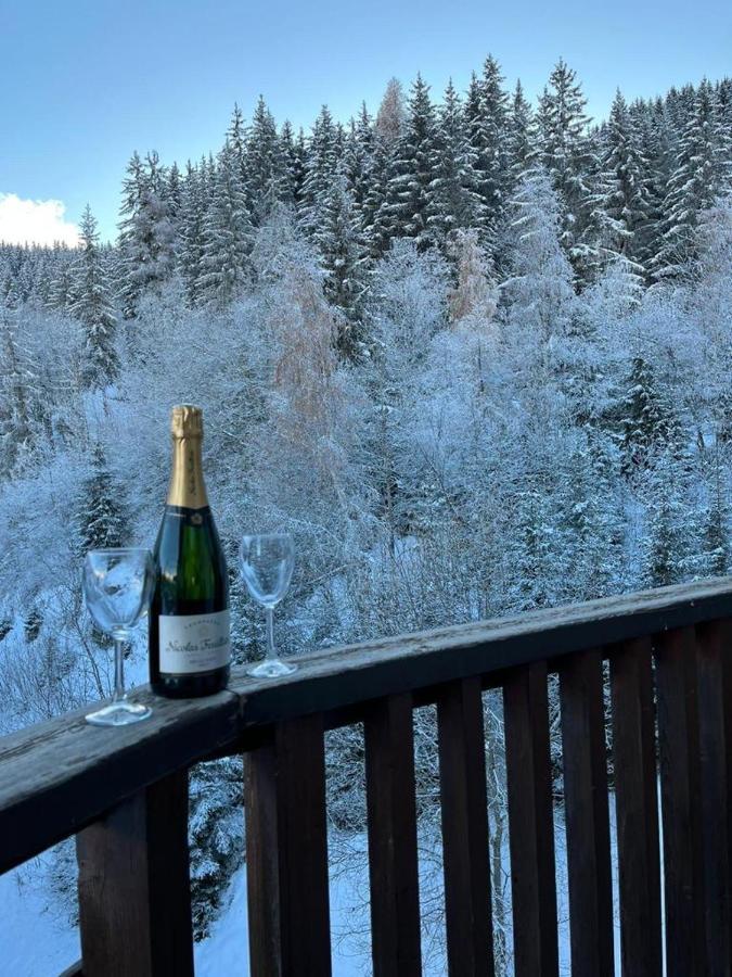 La Tania La Saboia Sleep 8 Private Sauna Lounge Dining 2 Bathrooms Kitchen 2 Balconies Ski In Out Exteriér fotografie